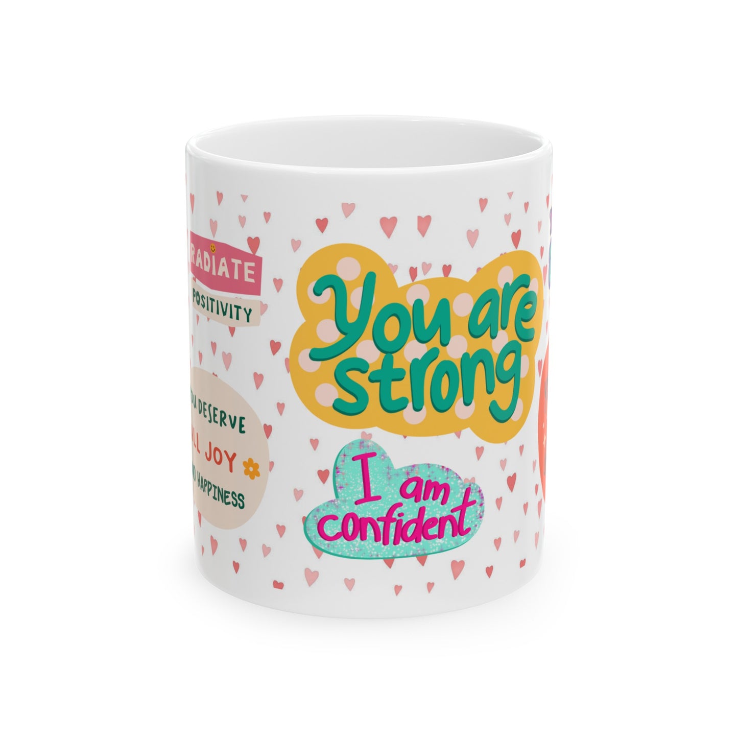 Daily Affirmation Coffee Mug, Positive Affirmations and Inspirational Quotes, Mom Mug Gift, Self Care Mug