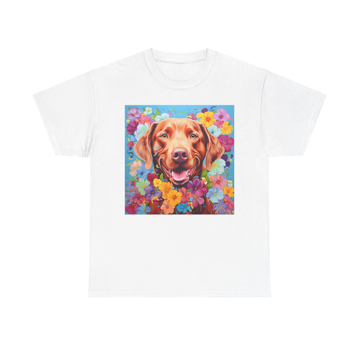 Floral Dog Shirt, Floral Dog Tee, Flower Dog Shirt, Animal Lover Tee, Dog Lover Gift Tee, Cute Dog, Floral Dog Birthday Shirt, Floral Dog