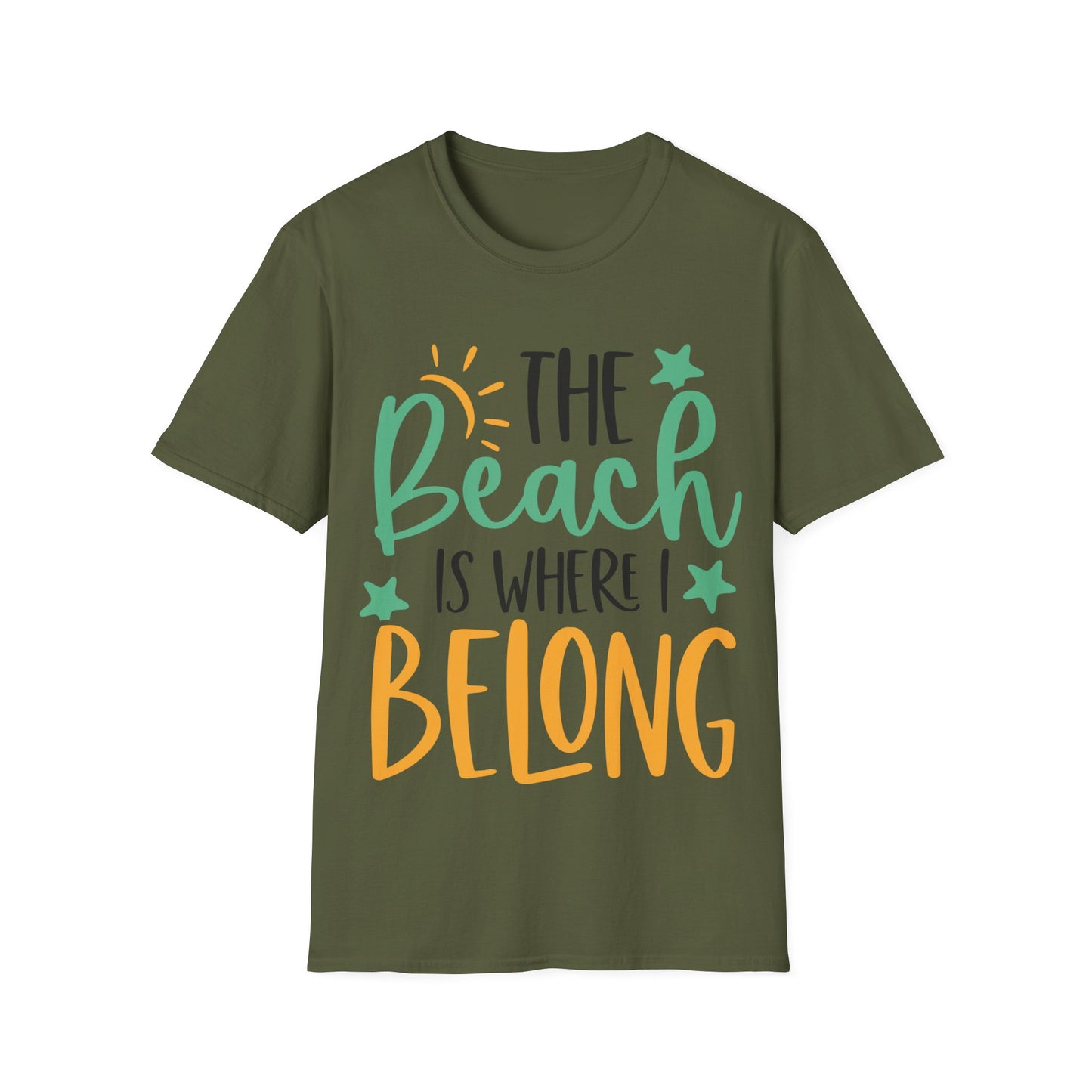 The Beach Is Where I Belong Shirt, Beach Lovers Shirt, Happy Holiday Tee, Summer Shirt, Funny Holiday Shirt, Cruise Vacation Tee