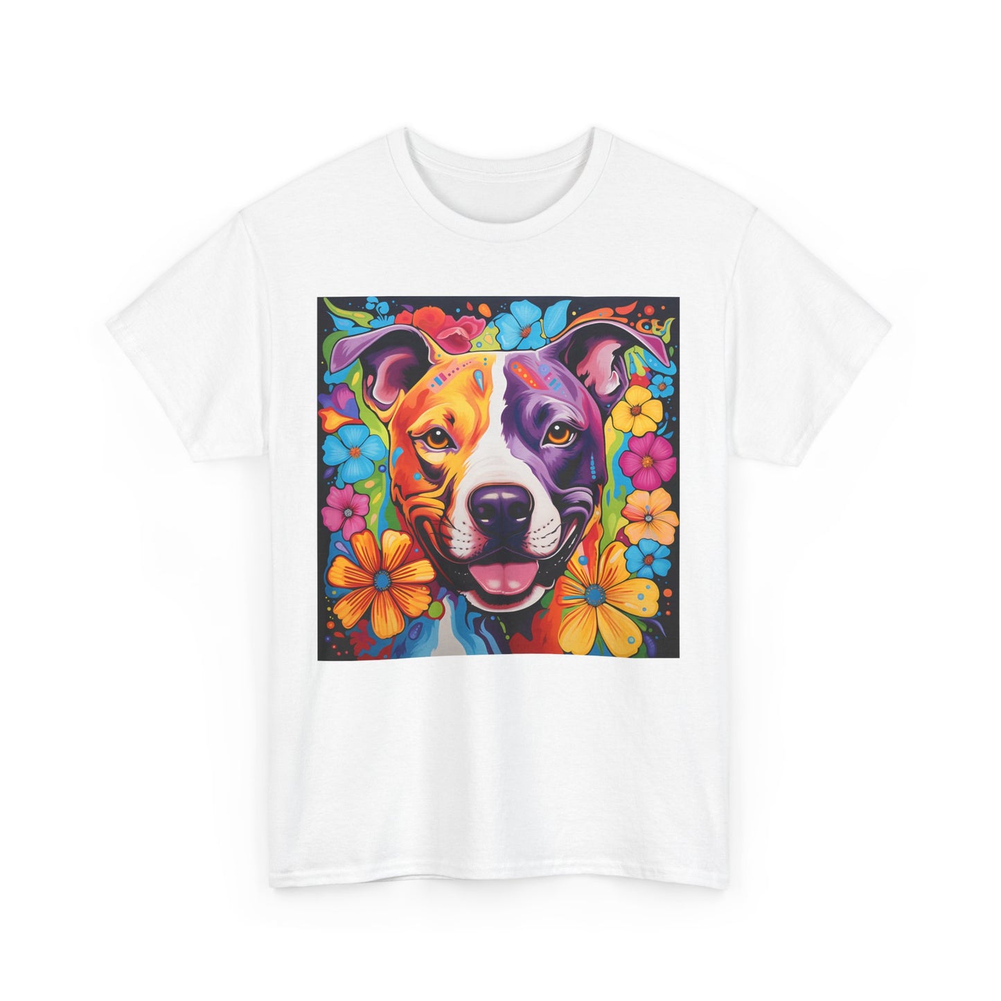 Floral Dog Shirt Gift For Dog Mom, Flower Dog Shirt, Wildflower T-Shirt, Dog Lover Outfit, Cute Puppy Shirt, Dog Owner Gift, Funny Dog Tee