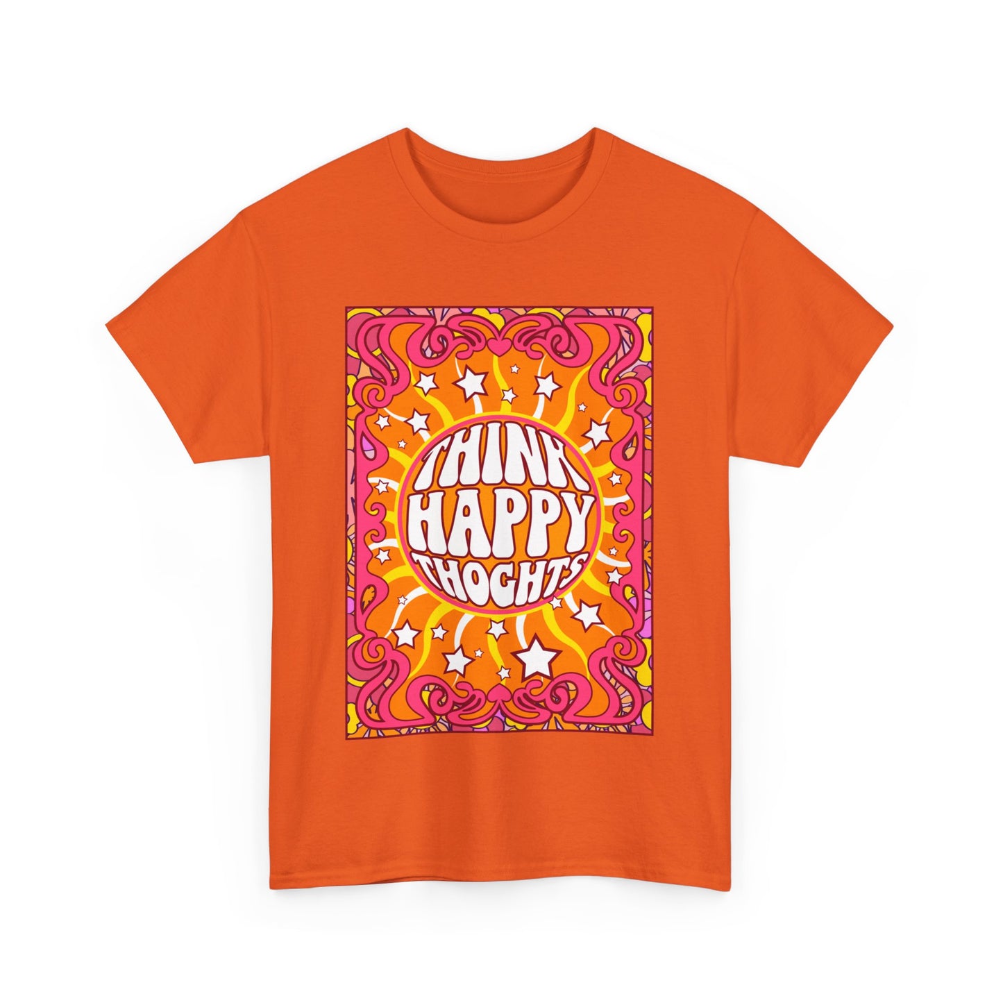 Thnink Happy Thoughts Positive Affirmation Shirt