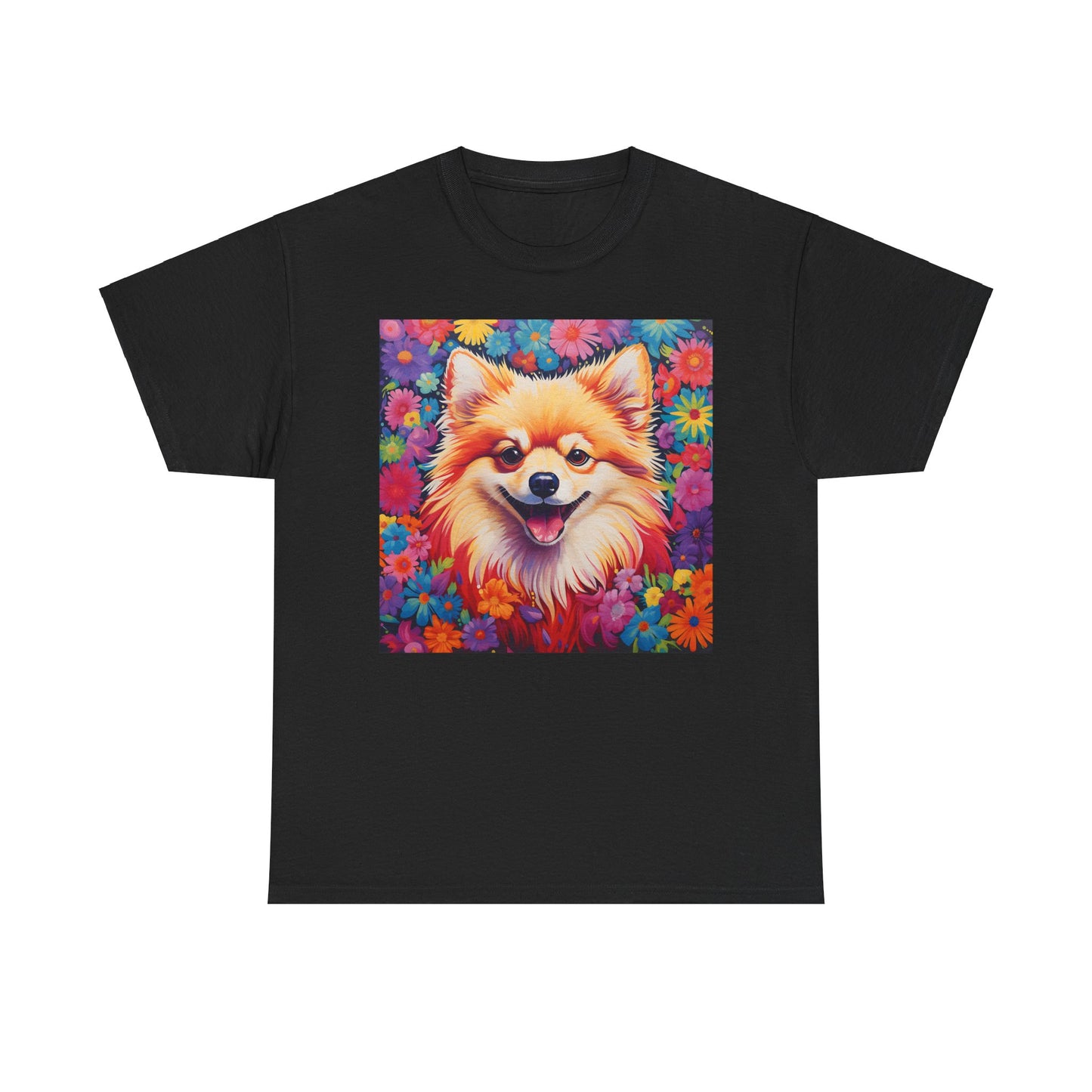 Floral Dog Shirt, Floral Dog Tee, Flower Dog Shirt, Animal Lover Tee, Dog Lover Gift Tee, Cute Dog, Floral Dog Birthday Shirt, Floral Dog