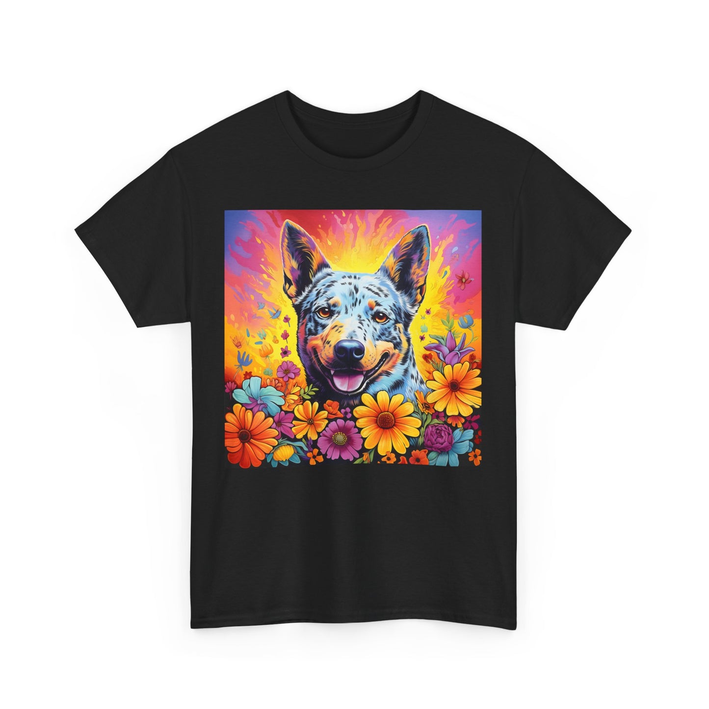 Floral Dog Shirt Gift For Dog Mom, Flower Dog Shirt, Wildflower T-Shirt, Dog Lover Outfit, Cute Puppy Shirt, Dog Owner Gift, Funny Dog Tee