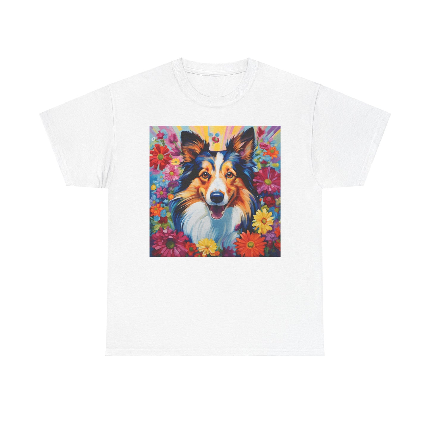 Floral Dog Lovers Shirt With Dog Paw, Dog Paw Gift, Dog Lover T-Shirt, Dog Mom Gifts for Dog Mom Lover, Cat Mom Gift, Dog Tee