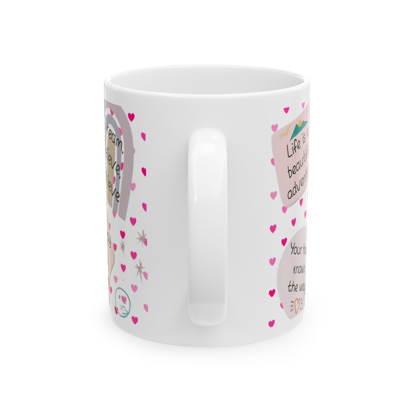 Daily Affirmation Coffee Mug, Positive Affirmations and Inspirational Quotes, Mom Mug Gift, Self Care Mug