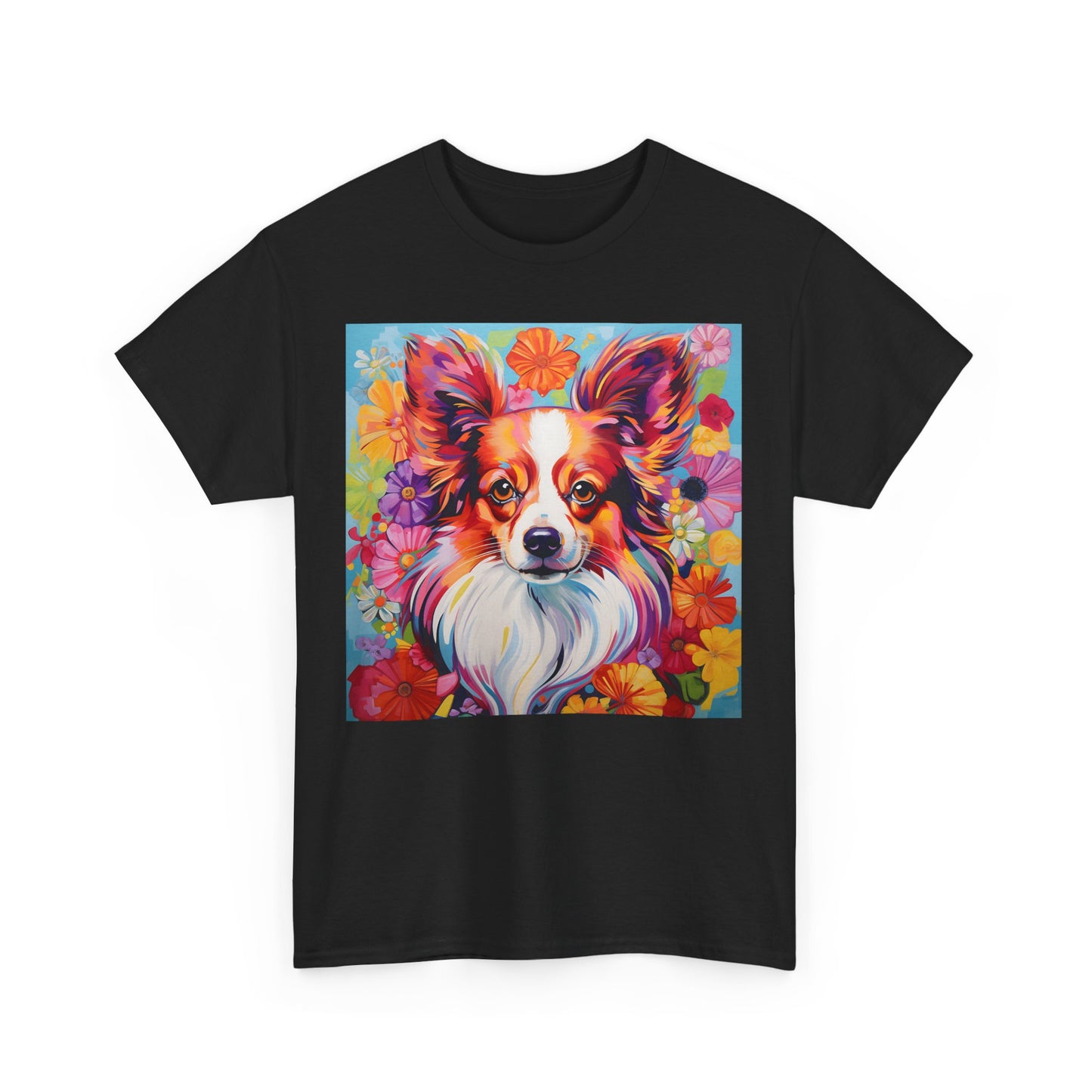 Floral Dog Shirt, Floral Dog Tee, Flower Dog Shirt, Animal Lover Tee, Dog Lover Gift Tee, Cute Dog, Floral Dog Birthday Shirt, Floral Dog