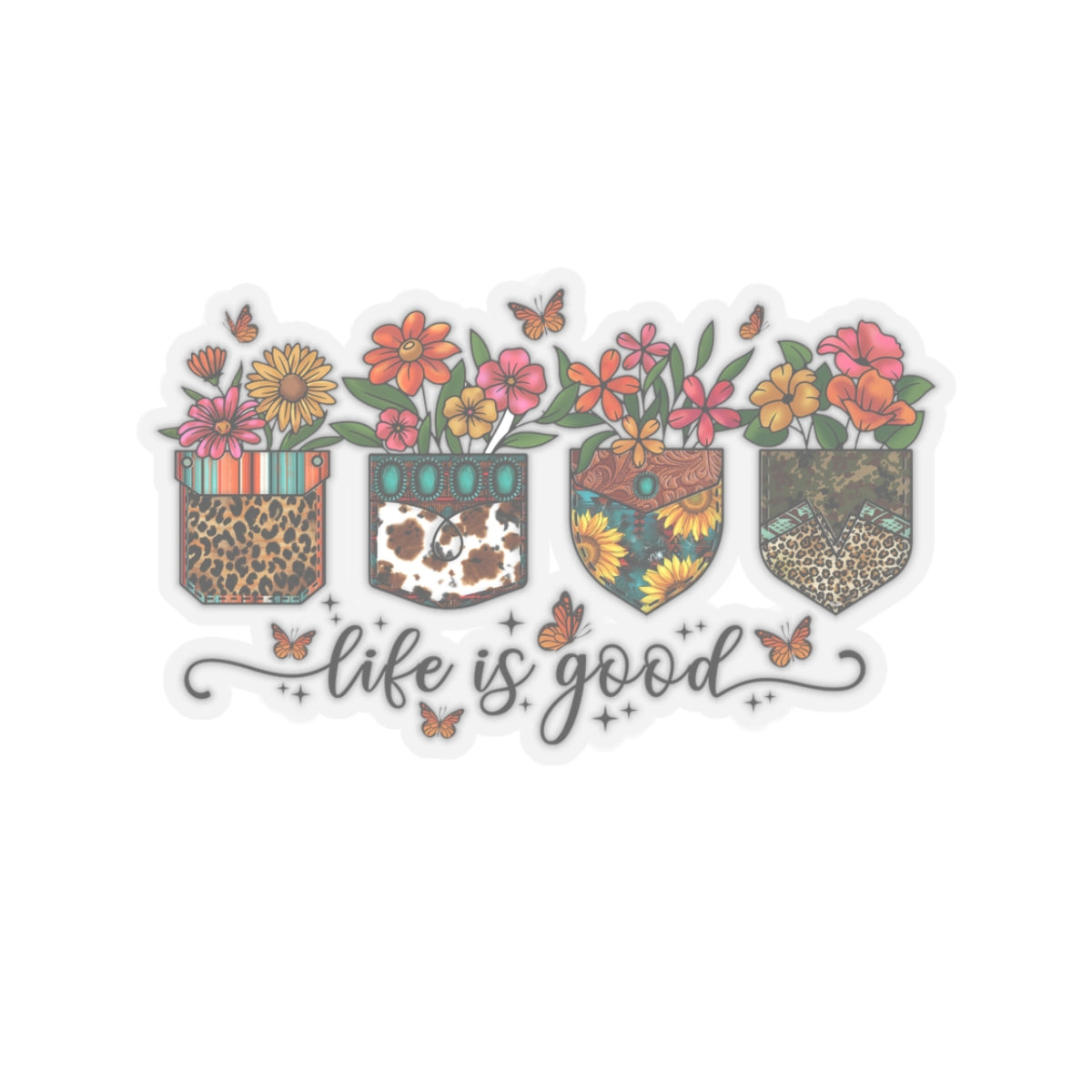 Life Is Good Kiss-Cut Stickers