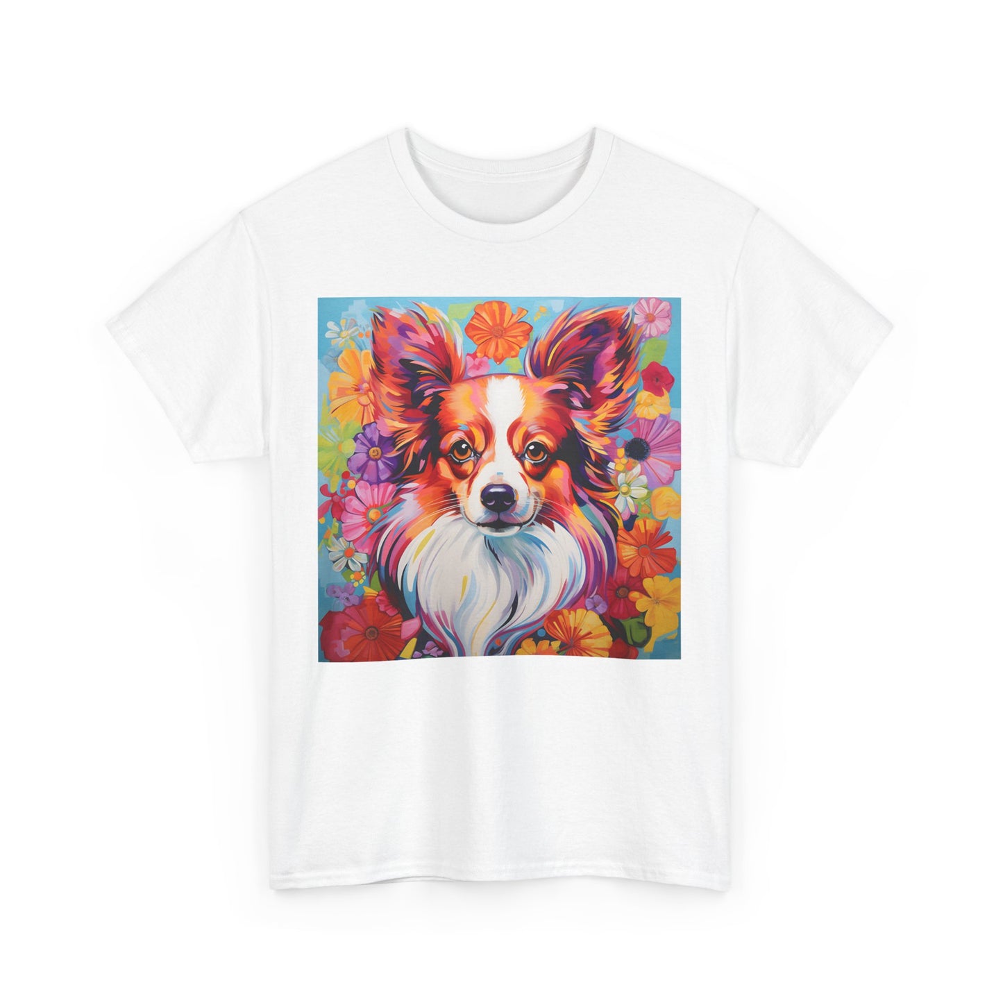 Floral Dog Shirt, Floral Dog Tee, Flower Dog Shirt, Animal Lover Tee, Dog Lover Gift Tee, Cute Dog, Floral Dog Birthday Shirt, Floral Dog