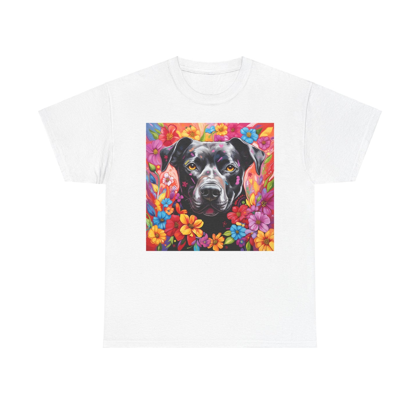 Floral Dog Shirt Gift For Dog Mom, Flower Dog Shirt, Wildflower T-Shirt, Dog Lover Outfit, Cute Puppy Shirt, Dog Owner Gift, Funny Dog Tee