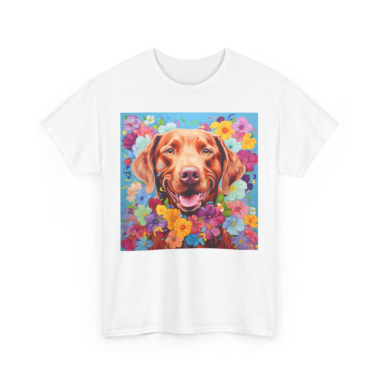Floral Dog Shirt, Floral Dog Tee, Flower Dog Shirt, Animal Lover Tee, Dog Lover Gift Tee, Cute Dog, Floral Dog Birthday Shirt, Floral Dog