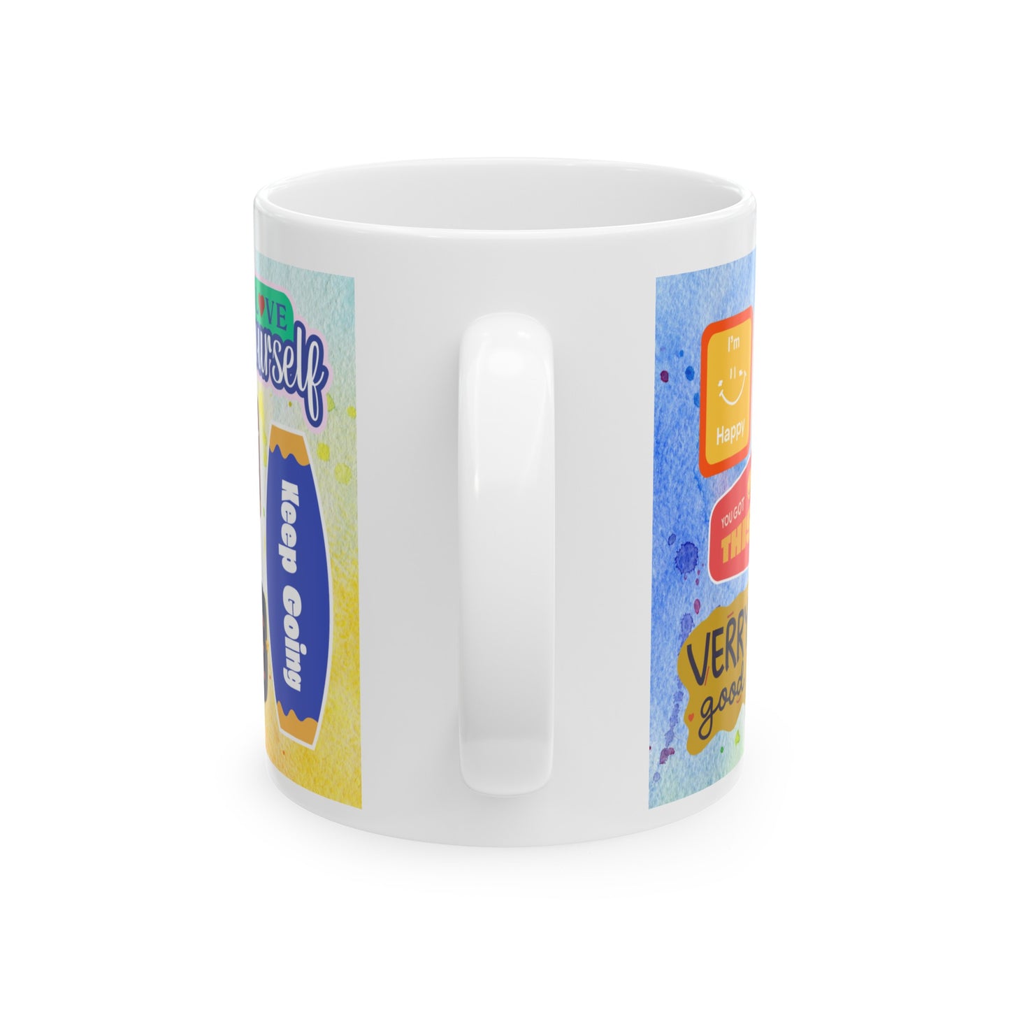 Daily Affirmation Coffee Mug, Positive Affirmations and Inspirational Quotes, Mom Mug Gift, Self Care Mug