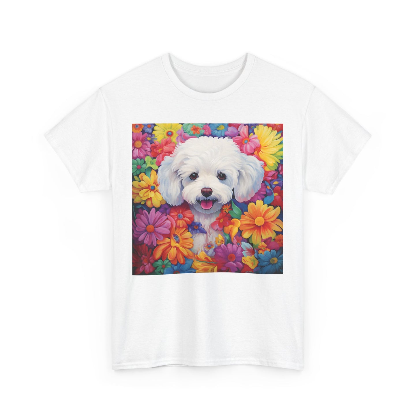 Floral Dog Shirt Gift For Dog Mom, Flower Dog Shirt, Wildflower T-Shirt, Dog Lover Outfit, Cute Puppy Shirt, Dog Owner Gift, Funny Dog Tee