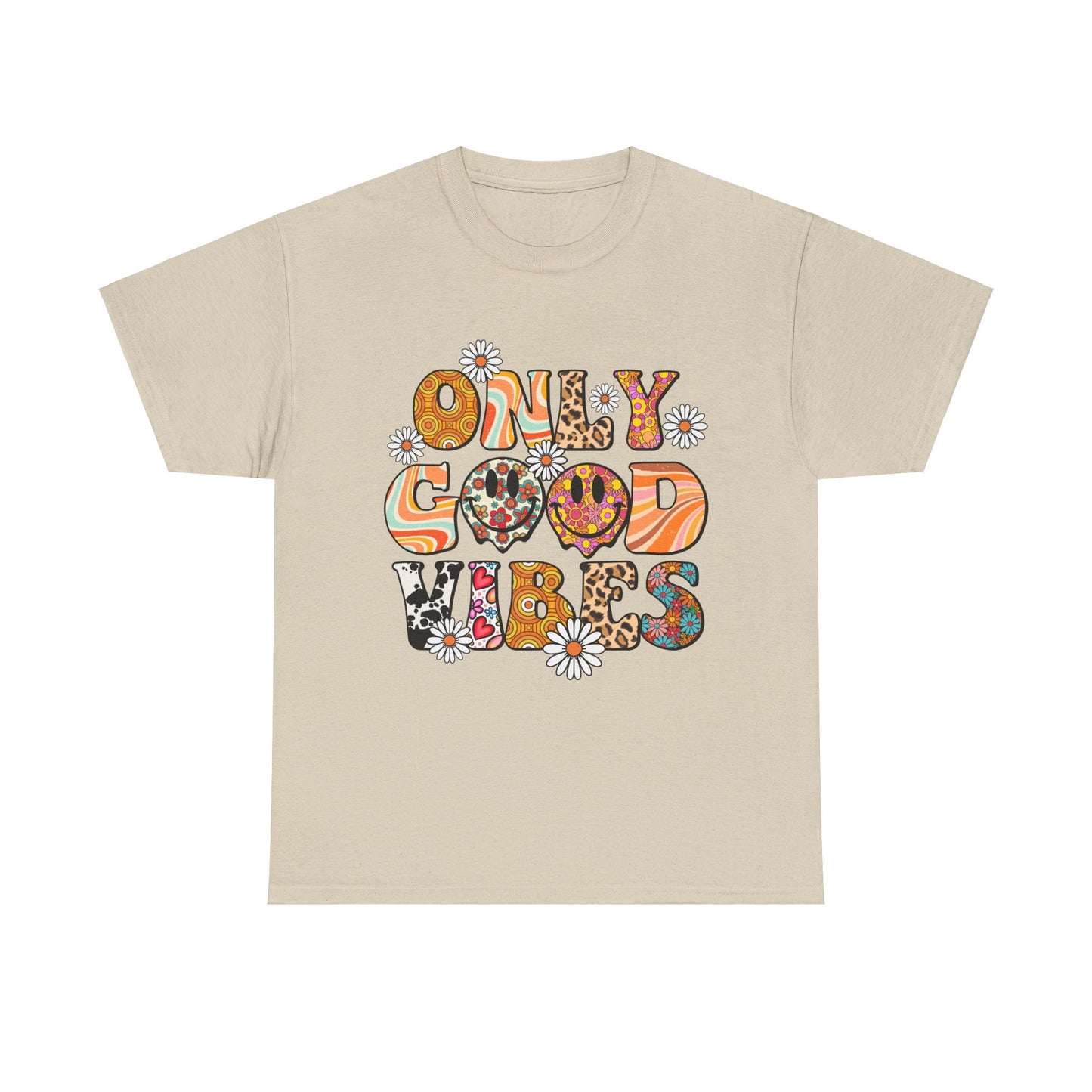 Only Good Vibes Positive Affirmation Shirt