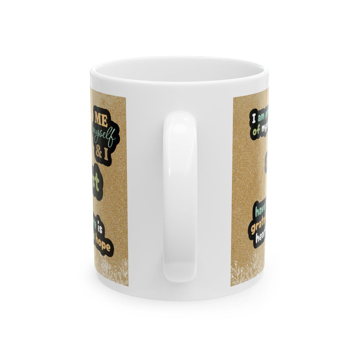 Daily Affirmation Coffee Mug, Positive Affirmations and Inspirational Quotes, Mom Mug Gift, Self Care Mug