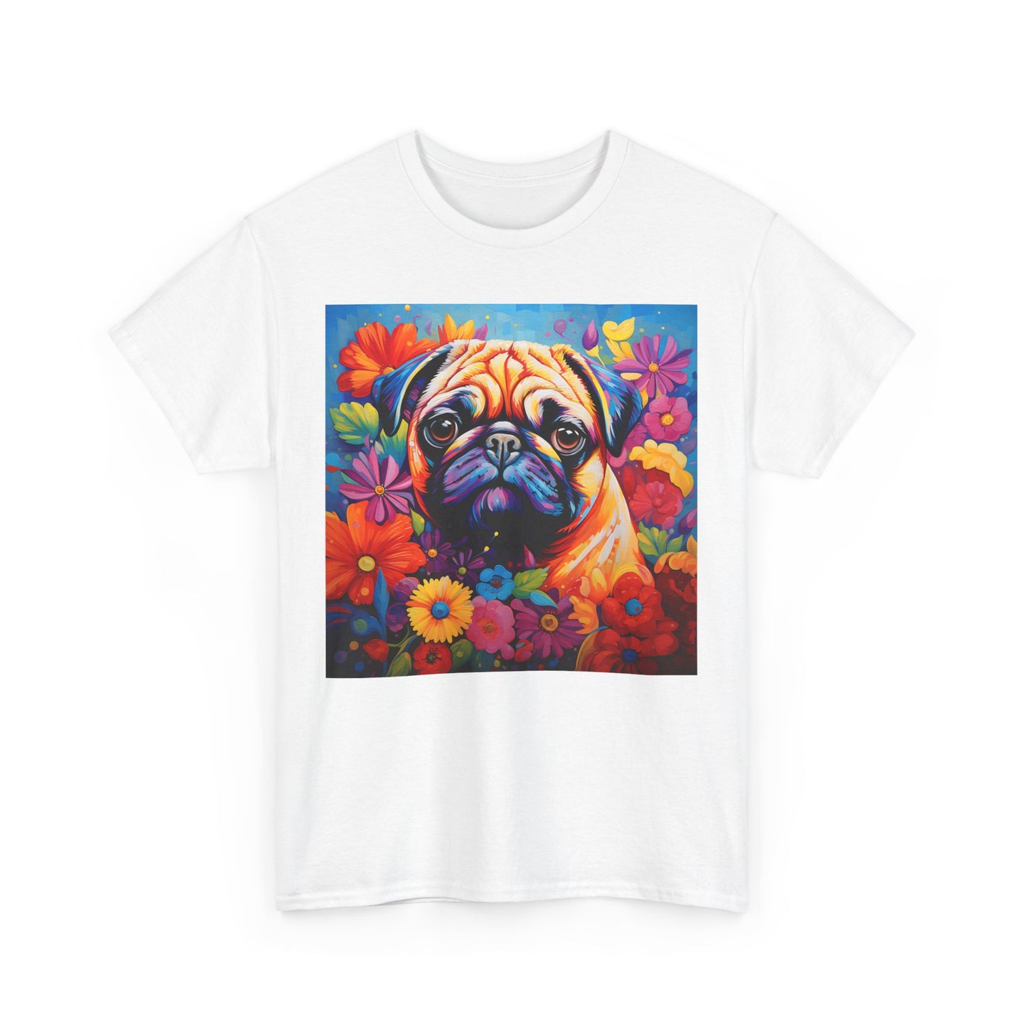 Floral Dog Shirt, Floral Dog Tee, Flower Dog Shirt, Animal Lover Tee, Dog Lover Gift Tee, Cute Dog, Floral Dog Birthday Shirt, Floral Dog