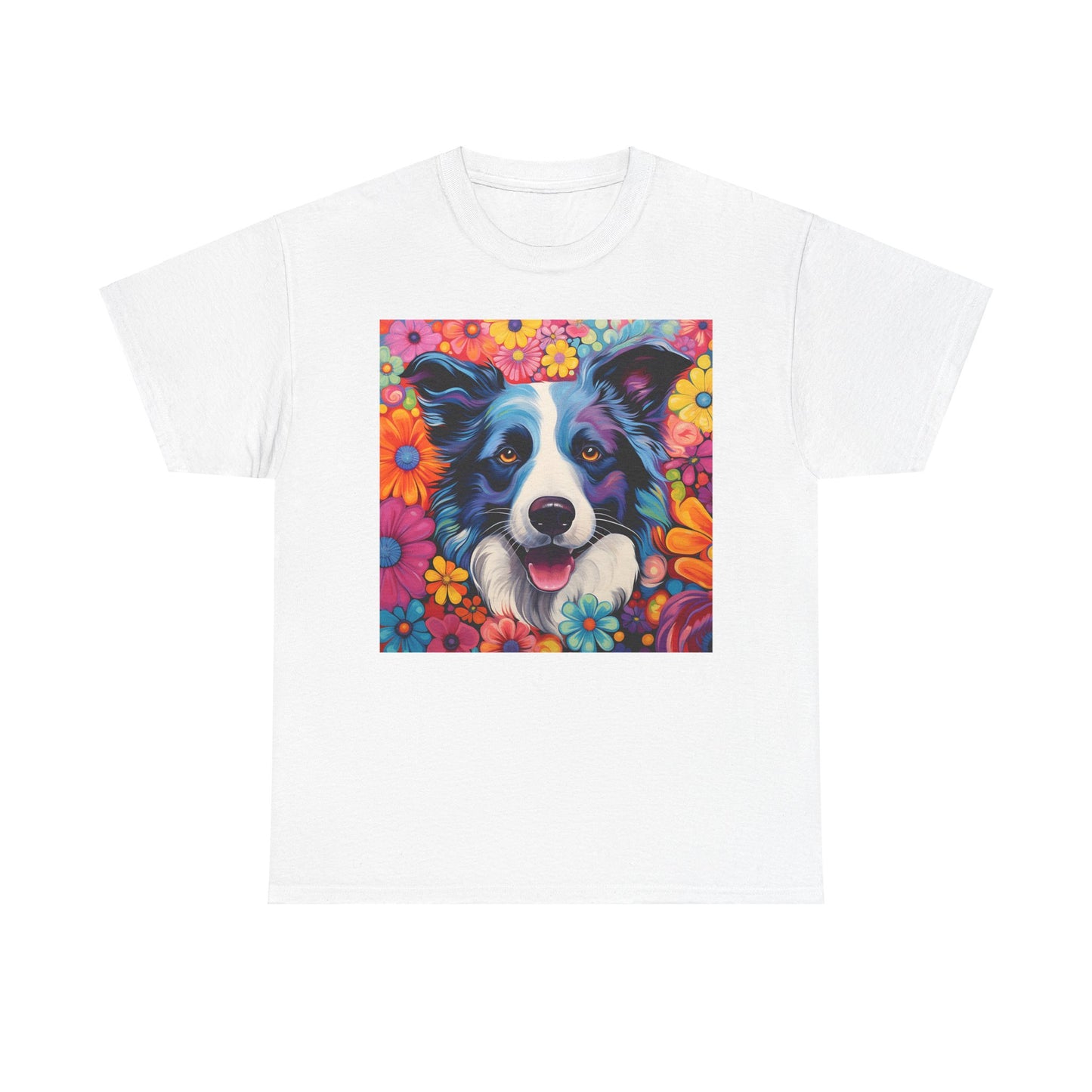 Floral Dog Shirt Gift For Dog Mom, Flower Dog Shirt, Wildflower T-Shirt, Dog Lover Outfit, Cute Puppy Shirt, Dog Owner Gift, Funny Dog Tee