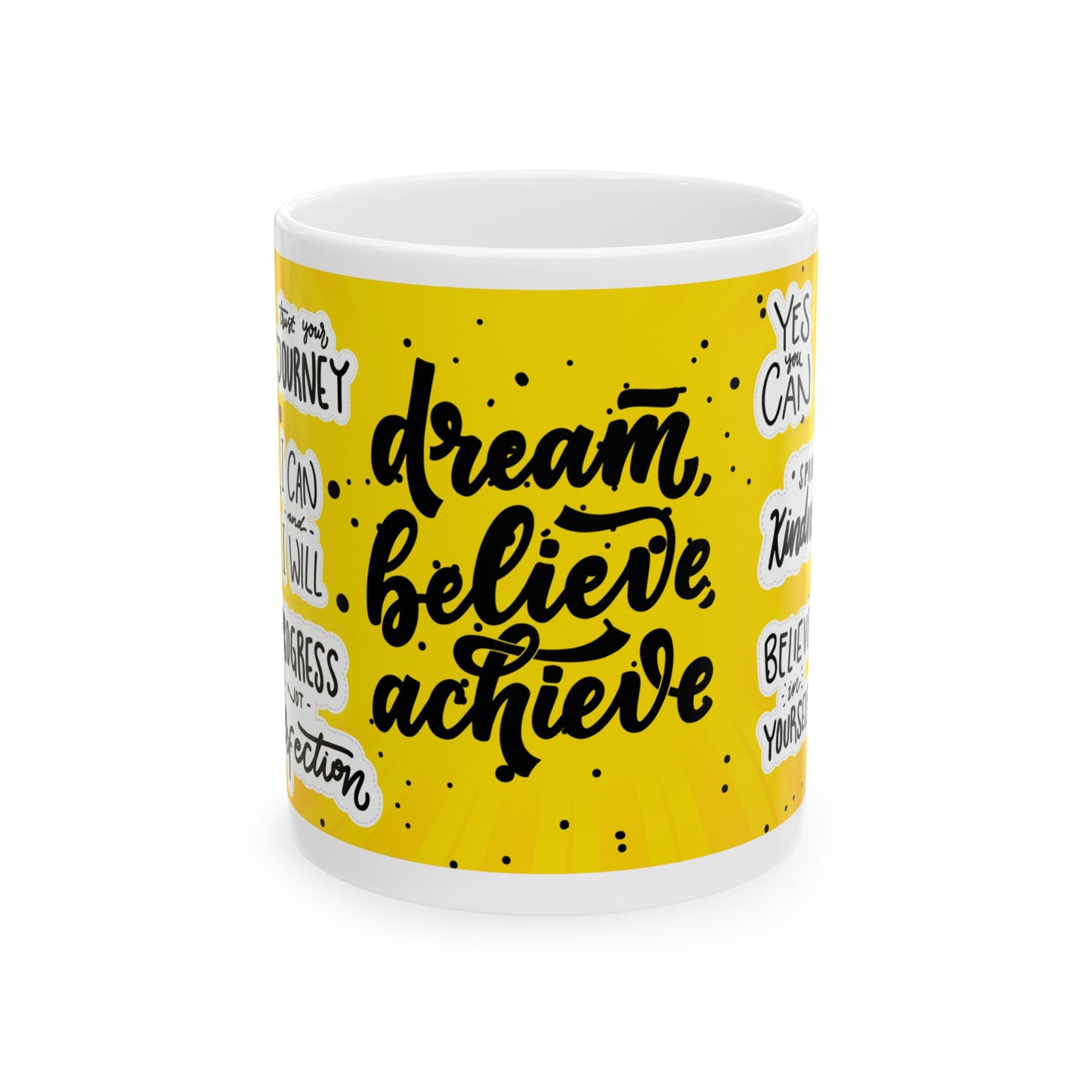 Daily Affirmation Coffee Mug, Positive Affirmations and Inspirational Quotes, Mom Mug Gift, Self Care Mug