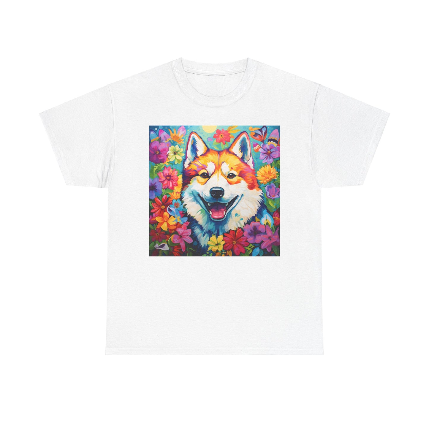 Floral Dog Shirt Gift For Dog Mom, Flower Dog Shirt, Wildflower T-Shirt, Dog Lover Outfit, Cute Puppy Shirt, Dog Owner Gift, Funny Dog Tee