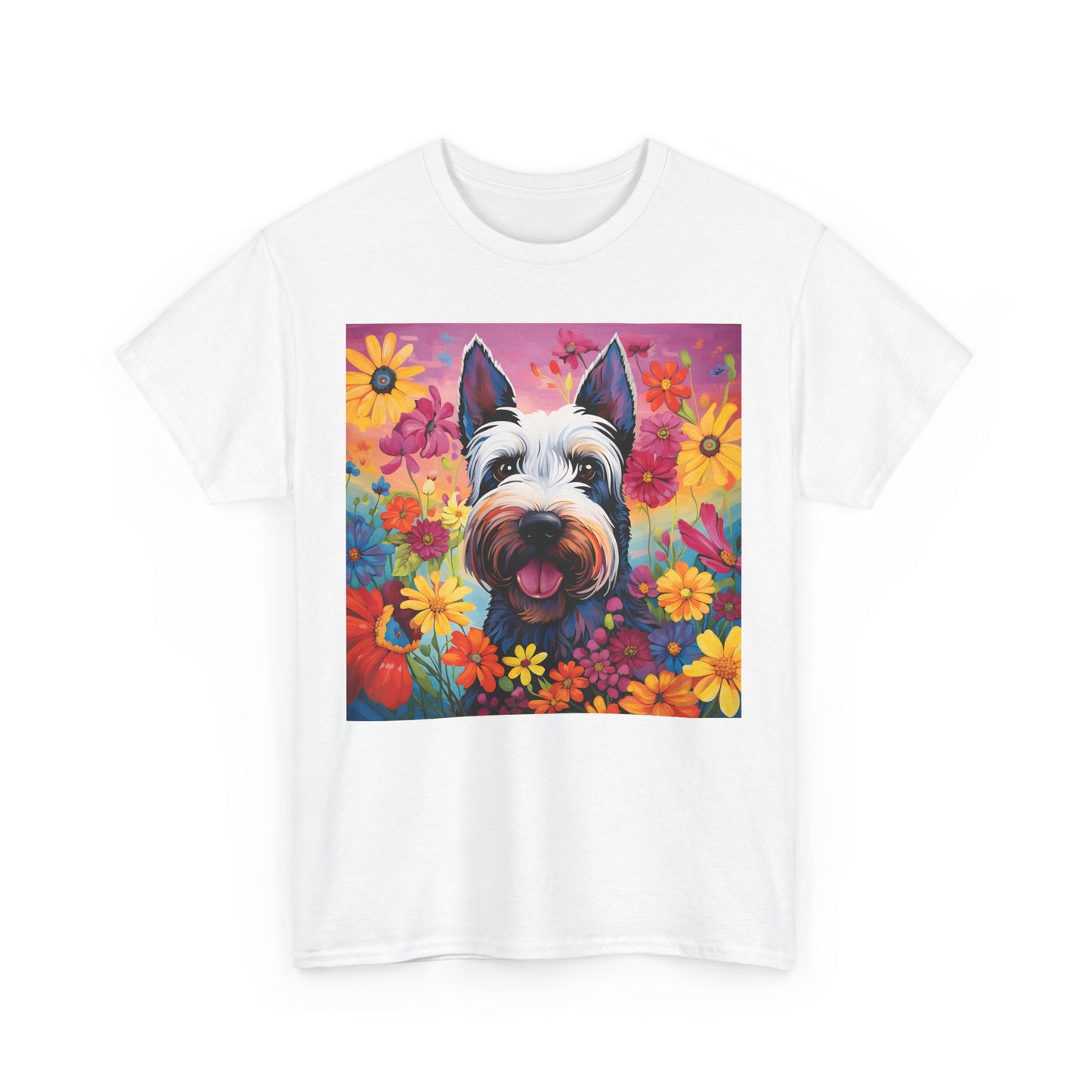 Floral Dog Lovers Shirt With Dog Paw, Dog Paw Gift, Dog Lover T-Shirt, Dog Mom Gifts for Dog Mom Lover, Cat Mom Gift, Dog Tee