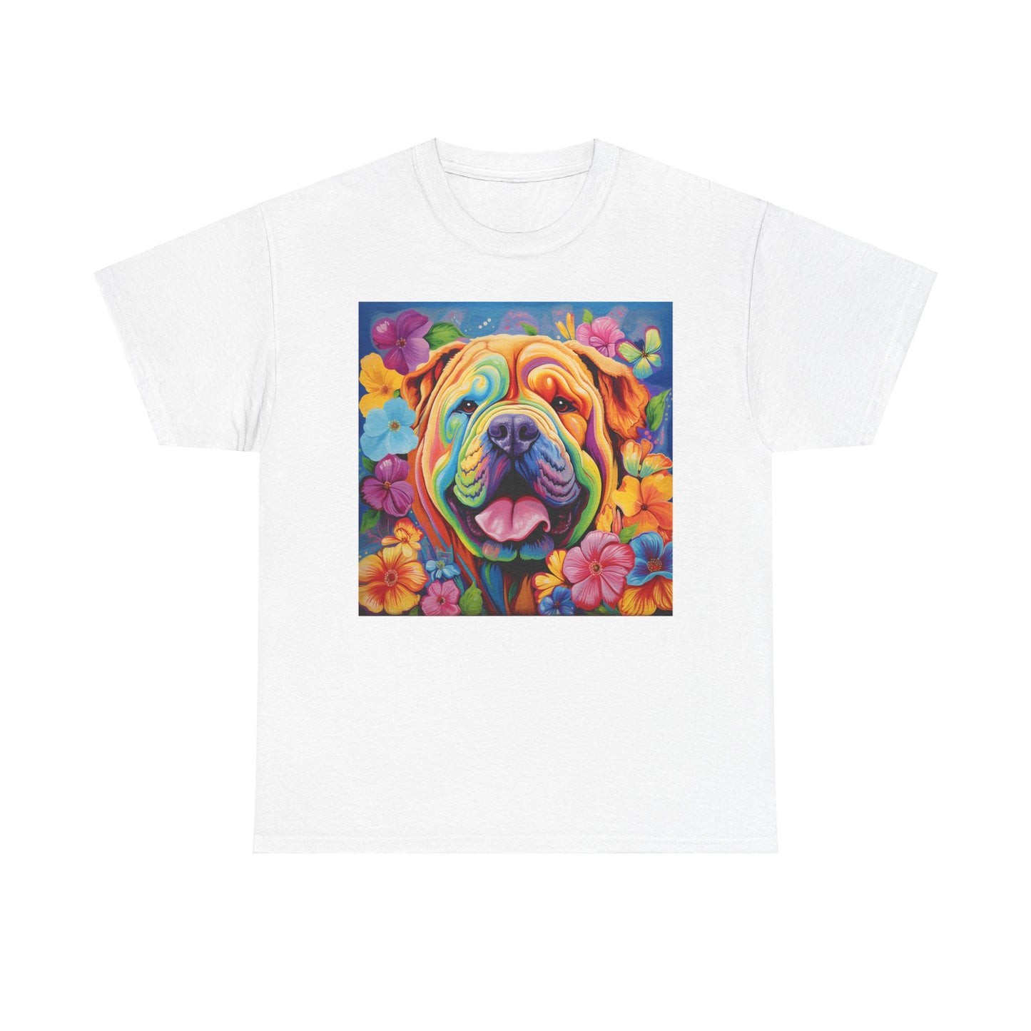 Floral Dog Lovers Shirt With Dog Paw, Dog Paw Gift, Dog Lover T-Shirt, Dog Mom Gifts for Dog Mom Lover, Cat Mom Gift, Dog Tee