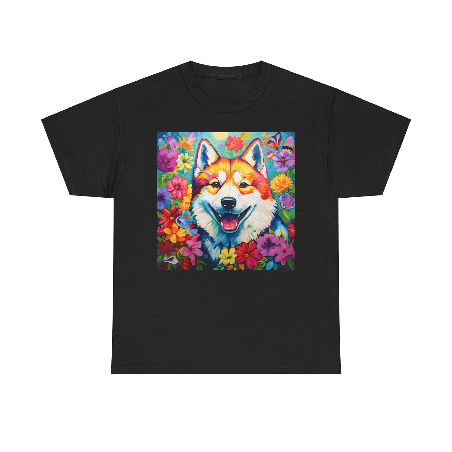 Floral Dog Shirt Gift For Dog Mom, Flower Dog Shirt, Wildflower T-Shirt, Dog Lover Outfit, Cute Puppy Shirt, Dog Owner Gift, Funny Dog Tee