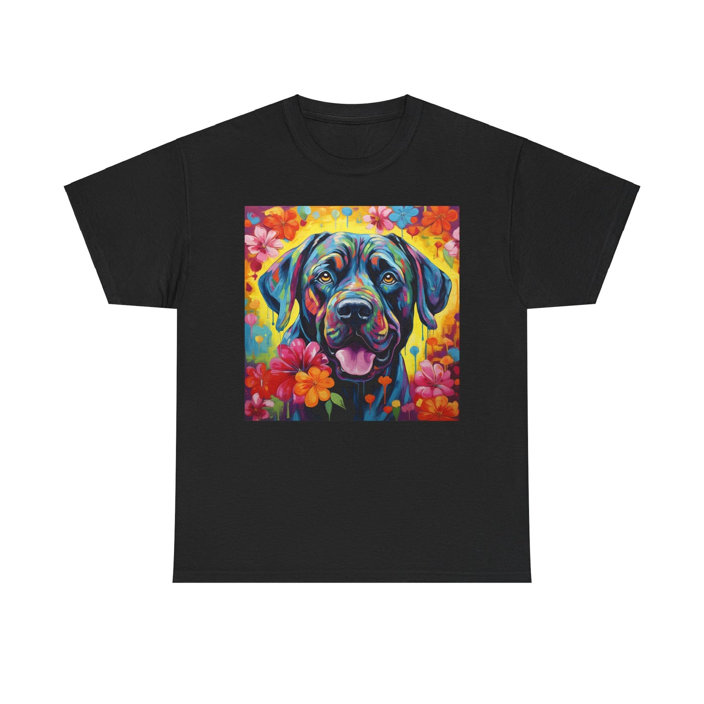 Floral Dog Shirt, Floral Dog Tee, Flower Dog Shirt, Animal Lover Tee, Dog Lover Gift Tee, Cute Dog, Floral Dog Birthday Shirt, Floral Dog