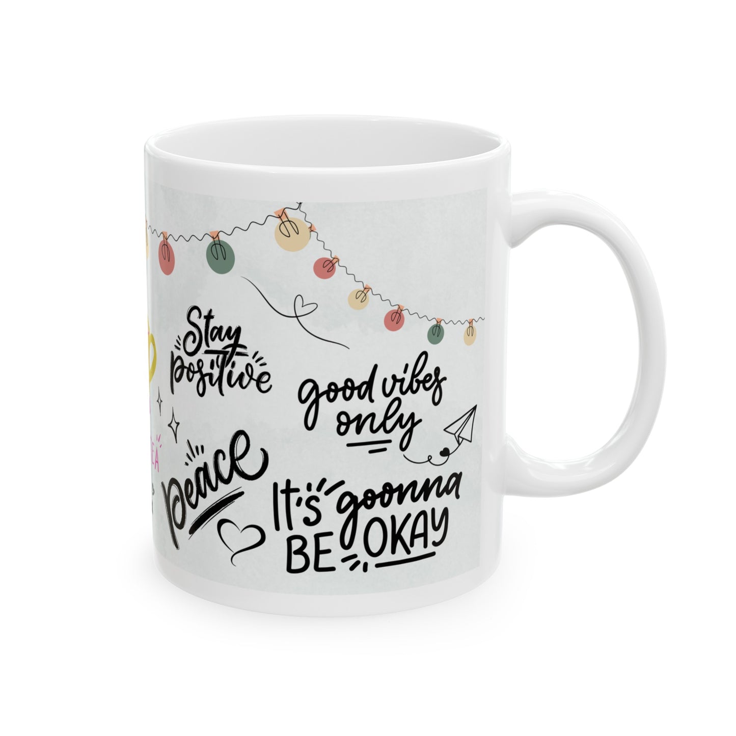 Daily Affirmation Coffee Mug, Positive Affirmations and Inspirational Quotes, Mom Mug Gift, Self Care Mug