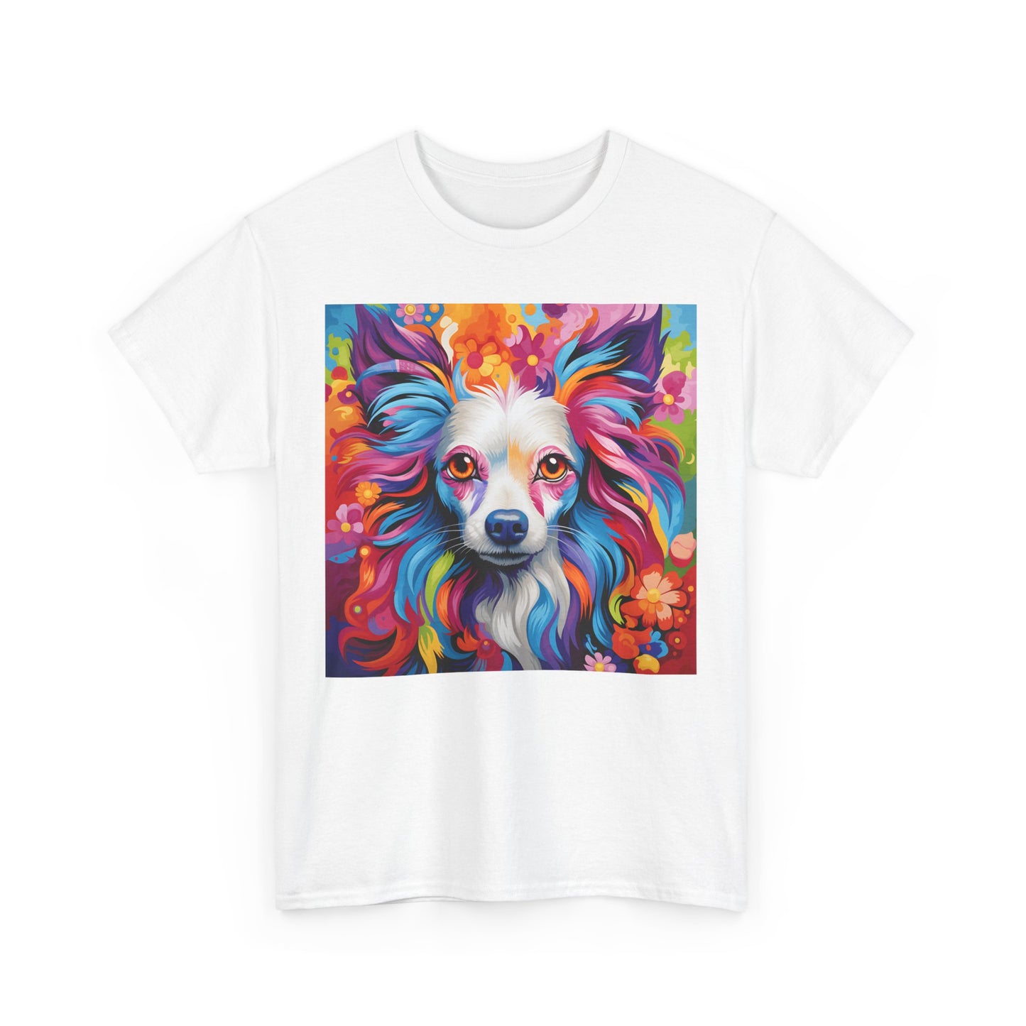 Floral Dog Shirt, Floral Dog Tee, Flower Dog Shirt, Animal Lover Tee, Dog Lover Gift Tee, Cute Dog, Floral Dog Birthday Shirt, Floral Dog