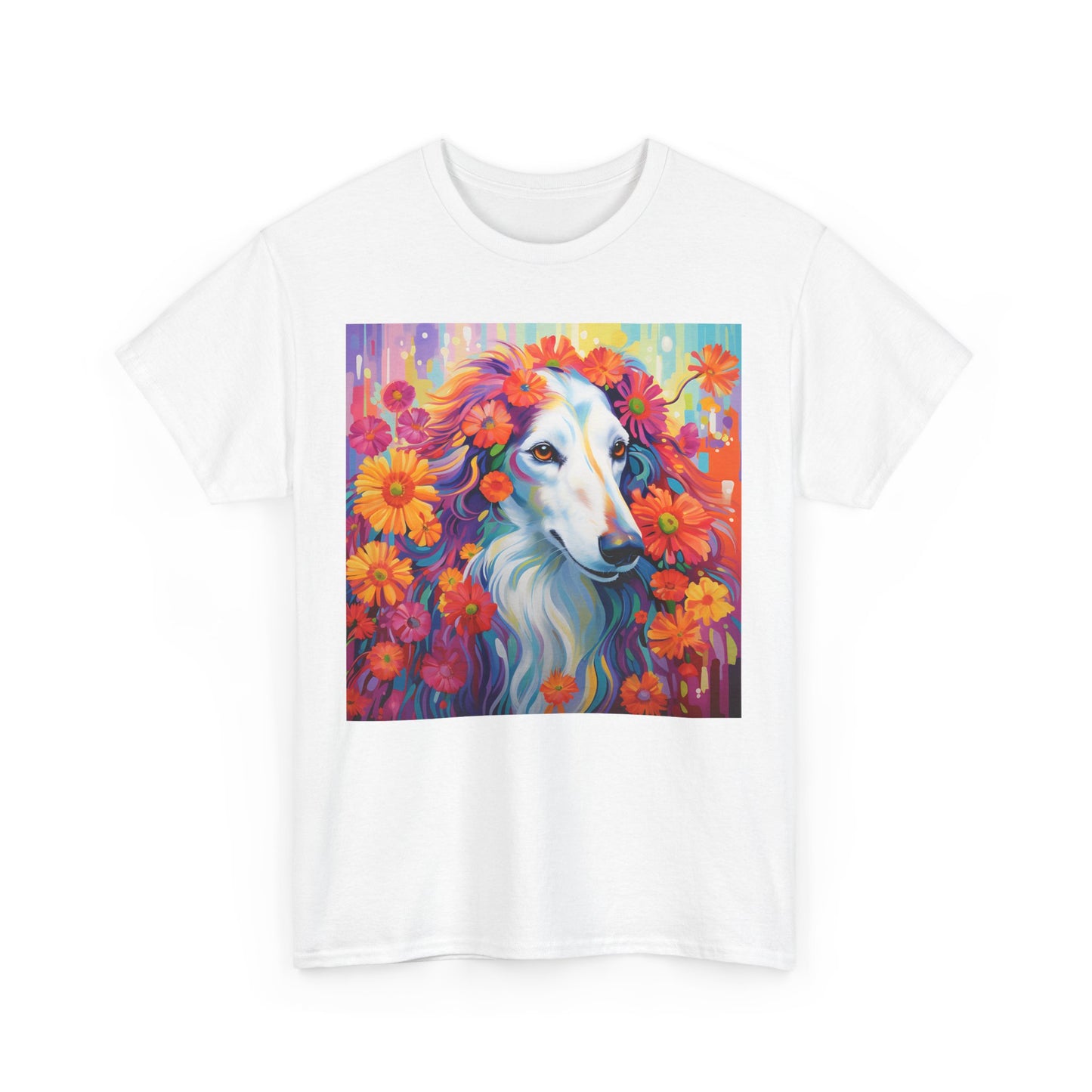 Floral Dog Lovers Shirt With Dog Paw, Dog Paw Gift, Dog Lover T-Shirt, Dog Mom Gifts for Dog Mom Lover, Cat Mom Gift, Dog Tee