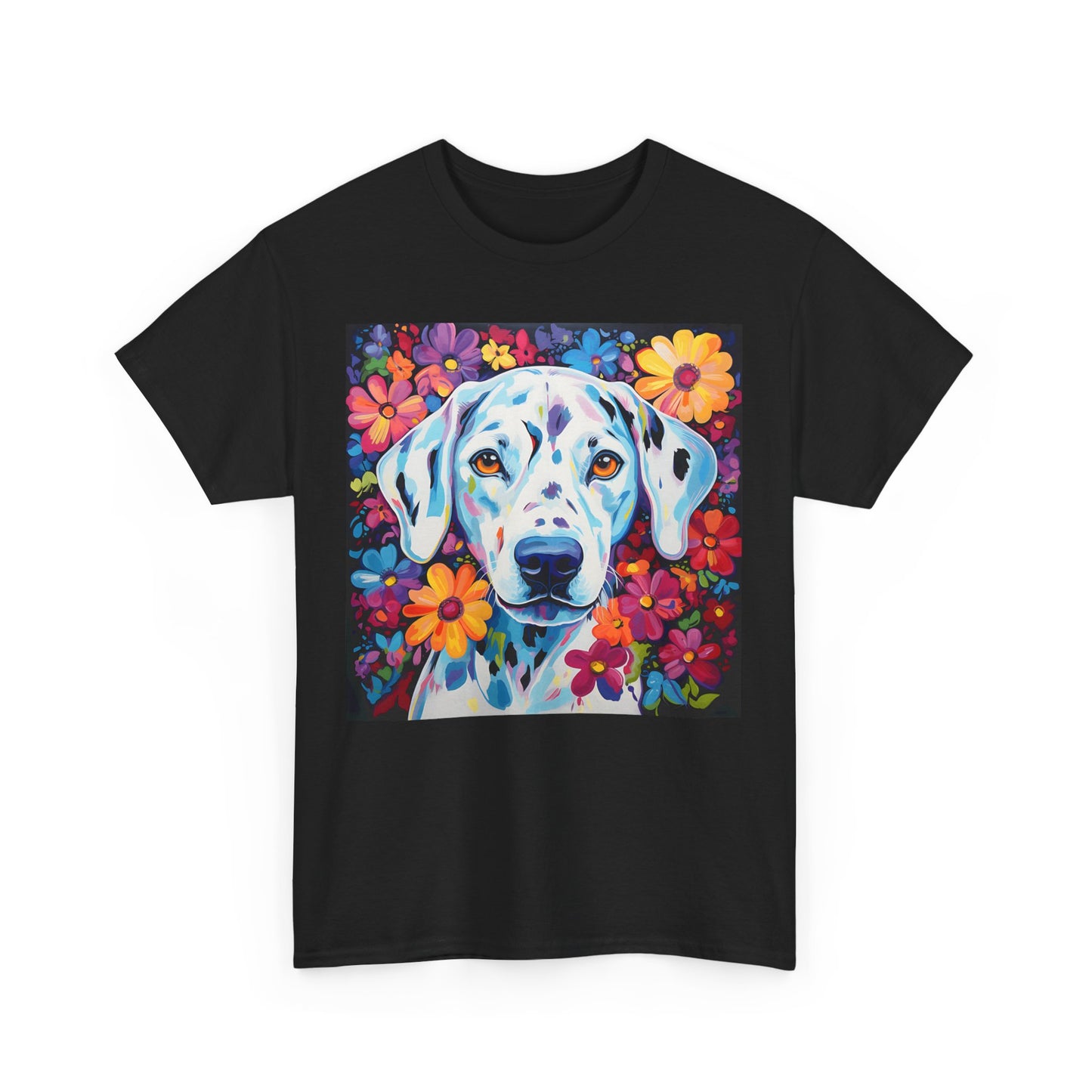 Floral Dog Shirt, Floral Dog Tee, Flower Dog Shirt, Animal Lover Tee, Dog Lover Gift Tee, Cute Dog, Floral Dog Birthday Shirt, Floral Dog