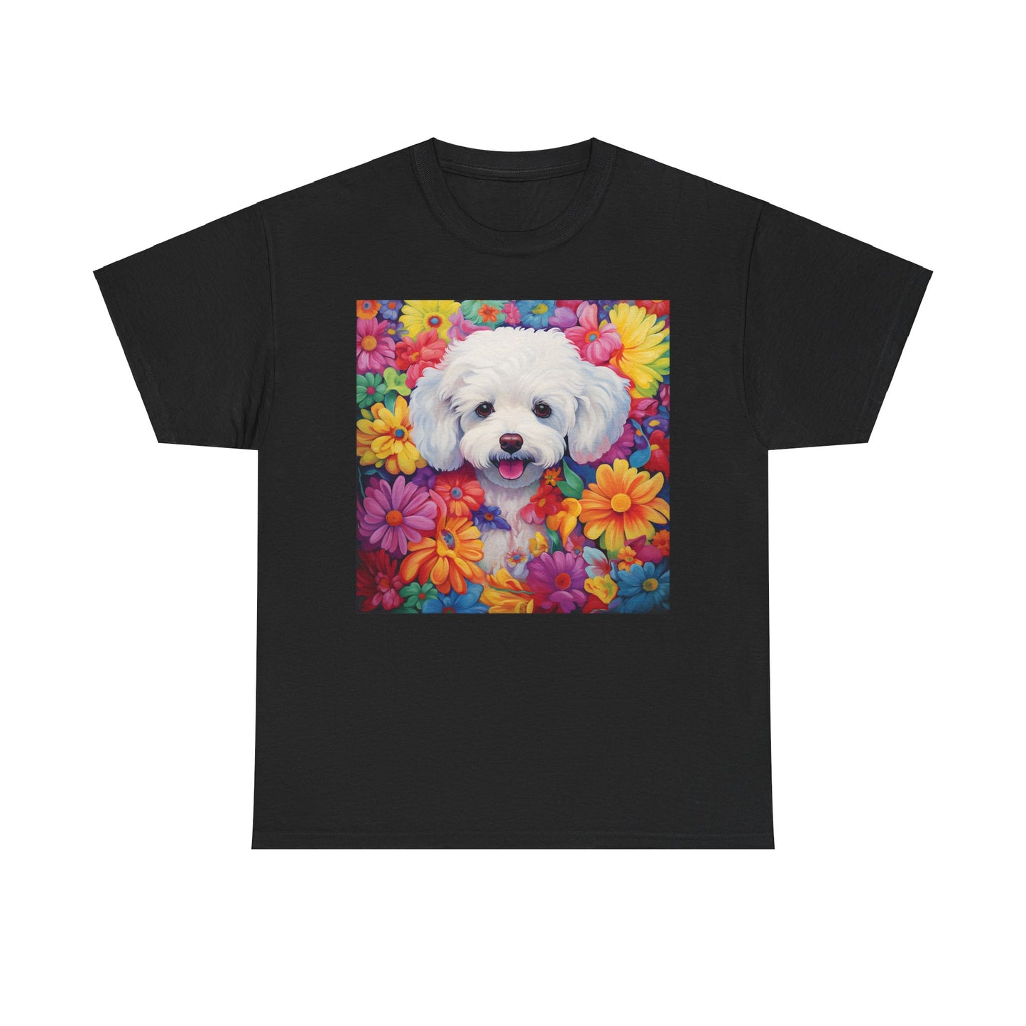 Floral Dog Shirt Gift For Dog Mom, Flower Dog Shirt, Wildflower T-Shirt, Dog Lover Outfit, Cute Puppy Shirt, Dog Owner Gift, Funny Dog Tee