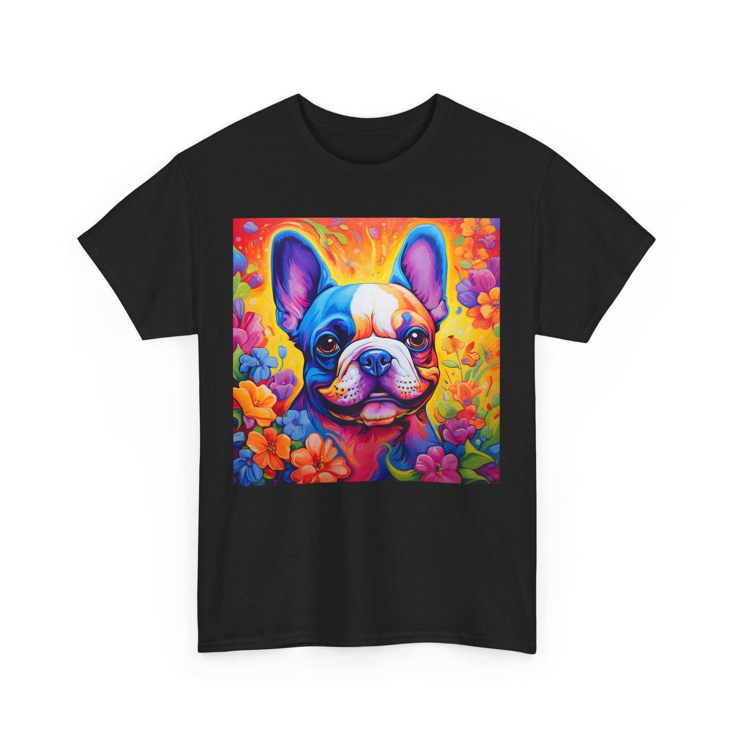 Floral Dog Shirt, Floral Dog Tee, Flower Dog Shirt, Animal Lover Tee, Dog Lover Gift Tee, Cute Dog, Floral Dog Birthday Shirt, Floral Dog