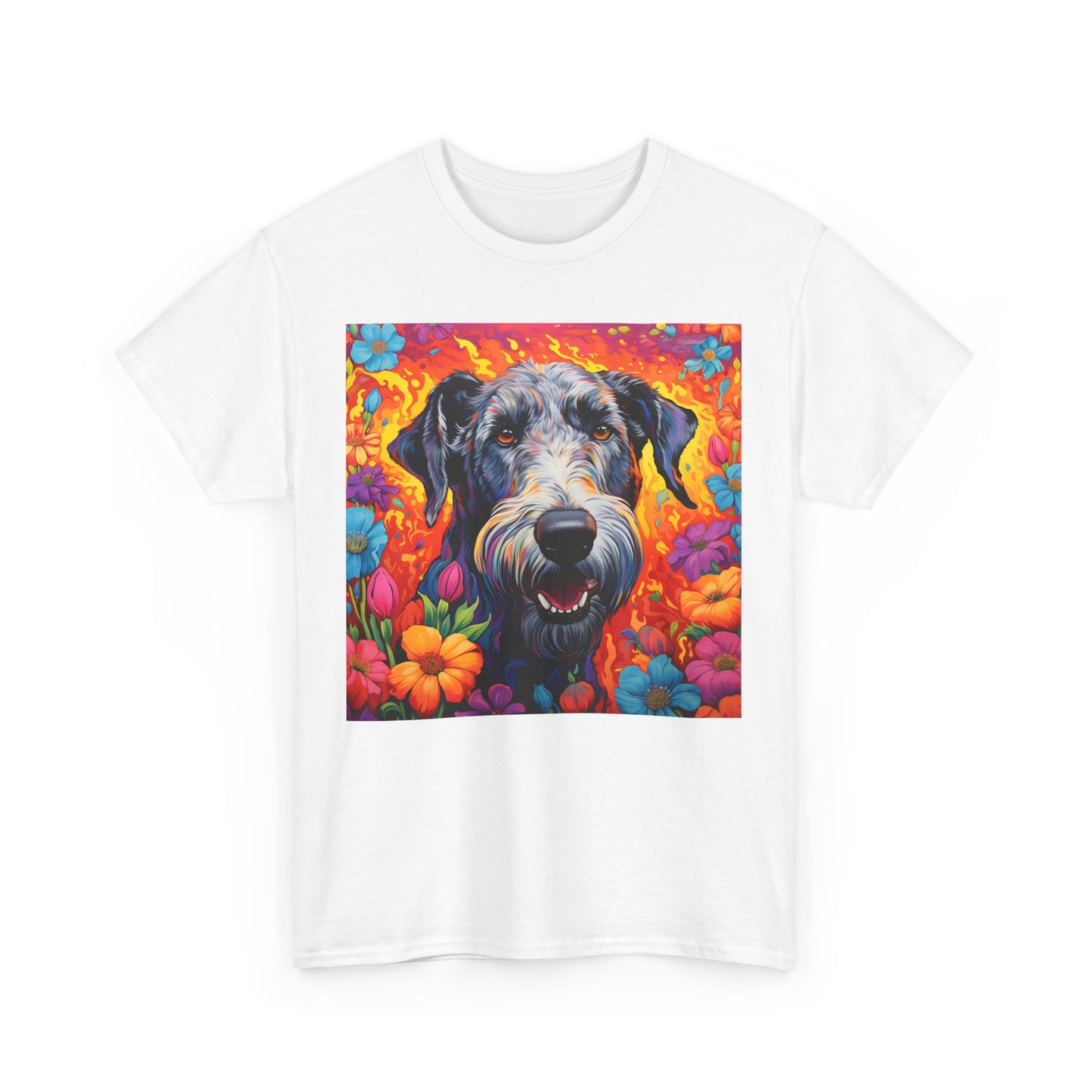 Floral Dog Shirt, Floral Dog Tee, Flower Dog Shirt, Animal Lover Tee, Dog Lover Gift Tee, Cute Dog, Floral Dog Birthday Shirt, Floral Dog