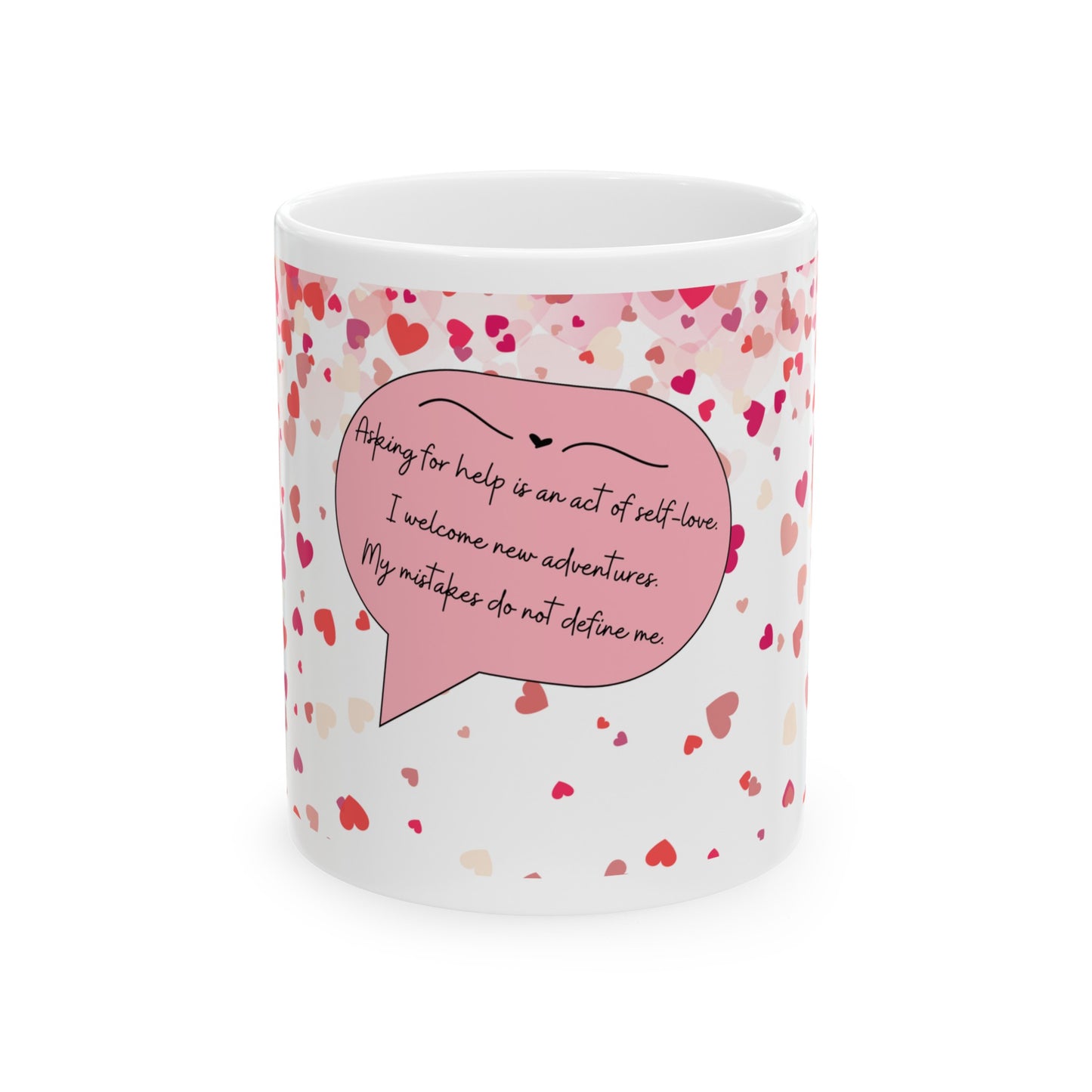 Daily Affirmation Coffee Mug, Positive Affirmations and Inspirational Quotes, Mom Mug Gift, Self Care Mug