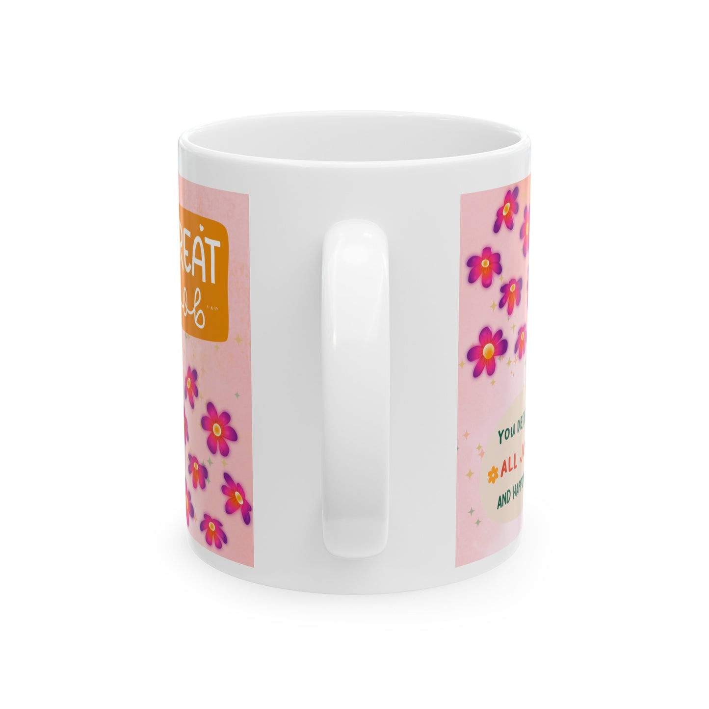 Daily Affirmation Coffee Mug, Positive Affirmations and Inspirational Quotes, Mom Mug Gift, Self Care Mug