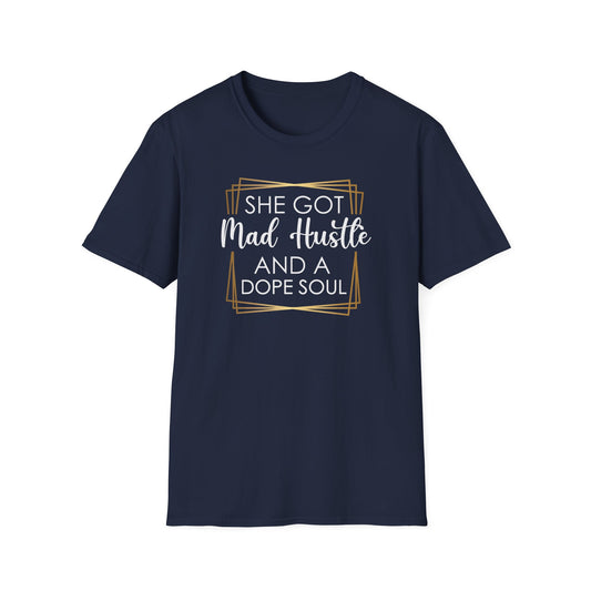 She Got Mad Hustle And A Dope Soul, Millionaire Mindset: Success Shirt, Money Mindset Shirt, Small Business Shirt, Entrepreneur Shirt, Success Mindset Shirt, Money Shirt, Boss Babe Shirt, Success Shirt, Addicted To Success T-Shirt