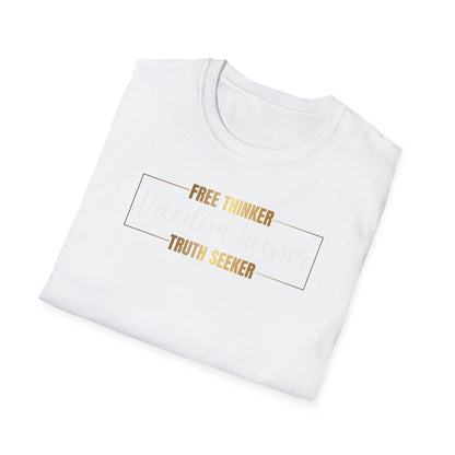 Free Thinker Freedom Keeper Truth A Seeker, Inspirational Gift, Inspirational T-Shirt Gift, Trust in Yourself T-Shirt, Inspire T-shirt, Motivational T-Shirts, Inspirational T-Shirt Gift, Inspire, Dream Create Share T=Shirt Gift, Tee Gift