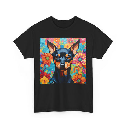 Floral Dog Shirt, Floral Dog Tee, Flower Dog Shirt, Animal Lover Tee, Dog Lover Gift Tee, Cute Dog, Floral Dog Birthday Shirt, Floral Dog