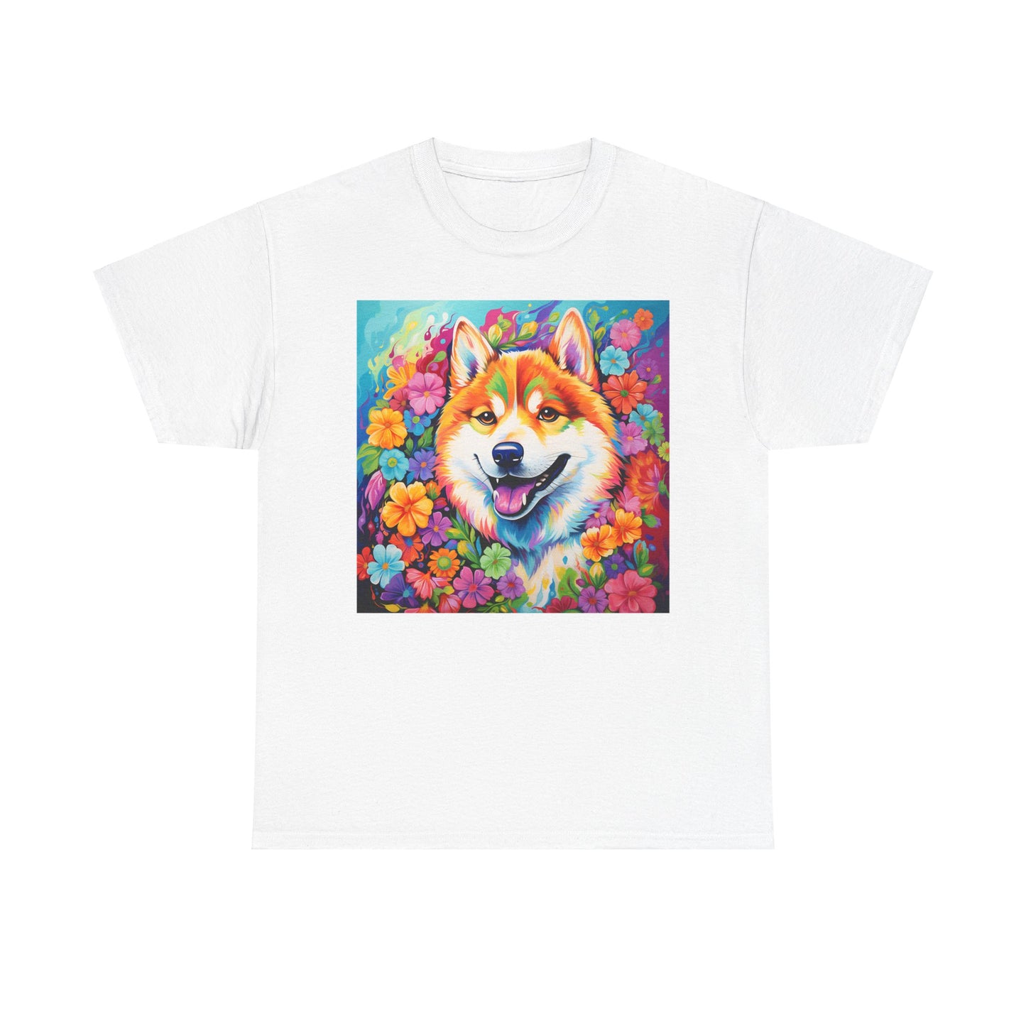 Floral Dog Lovers Shirt With Dog Paw, Dog Paw Gift, Dog Lover T-Shirt, Dog Mom Gifts for Dog Mom Lover, Cat Mom Gift, Dog Tee