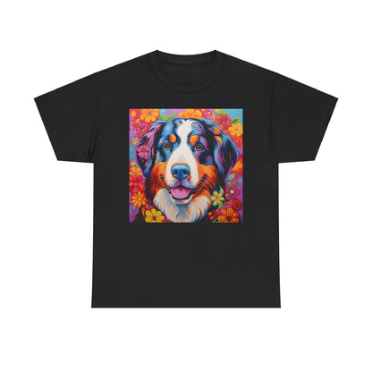 Floral Dog Shirt Gift For Dog Mom, Flower Dog Shirt, Wildflower T-Shirt, Dog Lover Outfit, Cute Puppy Shirt, Dog Owner Gift, Funny Dog Tee