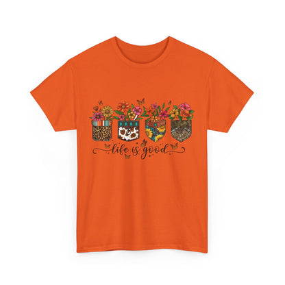Life Is Good, Shirts With Saying, Funny Quote Shirt, Woman Shirt, Shirt for Her, Woman Gift Idea, Inspirational Tee