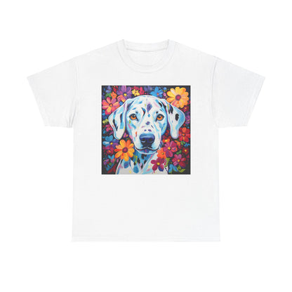 Floral Dog Shirt, Floral Dog Tee, Flower Dog Shirt, Animal Lover Tee, Dog Lover Gift Tee, Cute Dog, Floral Dog Birthday Shirt, Floral Dog