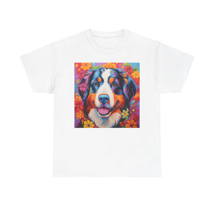 Floral Dog Shirt Gift For Dog Mom, Flower Dog Shirt, Wildflower T-Shirt, Dog Lover Outfit, Cute Puppy Shirt, Dog Owner Gift, Funny Dog Tee