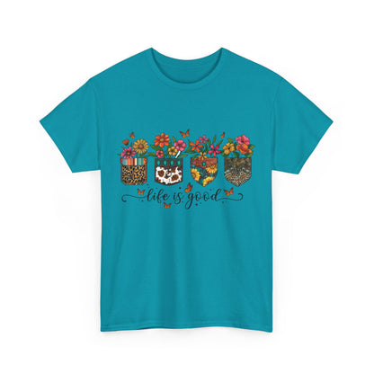 Life Is Good, Shirts With Saying, Funny Quote Shirt, Woman Shirt, Shirt for Her, Woman Gift Idea, Inspirational Tee
