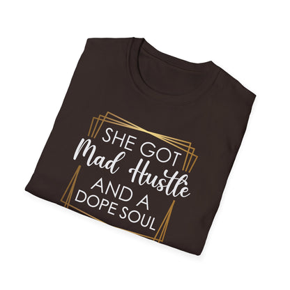 She Got Mad Hustle And A Dope Soul, Millionaire Mindset: Success Shirt, Money Mindset Shirt, Small Business Shirt, Entrepreneur Shirt, Success Mindset Shirt, Money Shirt, Boss Babe Shirt, Success Shirt, Addicted To Success T-Shirt