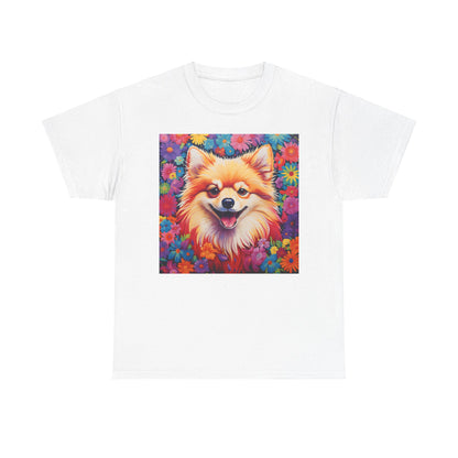Floral Dog Shirt, Floral Dog Tee, Flower Dog Shirt, Animal Lover Tee, Dog Lover Gift Tee, Cute Dog, Floral Dog Birthday Shirt, Floral Dog