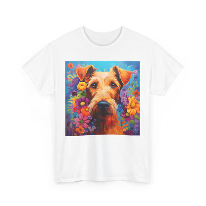 Floral Dog Shirt, Floral Dog Tee, Flower Dog Shirt, Animal Lover Tee, Dog Lover Gift Tee, Cute Dog, Floral Dog Birthday Shirt, Floral Dog