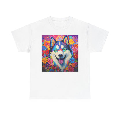 Floral Dog Shirt Gift For Dog Mom, Flower Dog Shirt, Wildflower T-Shirt, Dog Lover Outfit, Cute Puppy Shirt, Dog Owner Gift, Funny Dog Tee