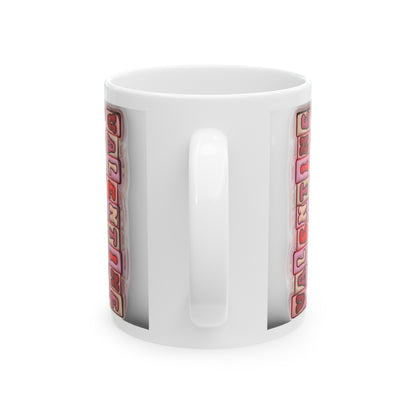 Heart Valentine's Mug, Heart Mug, Valentine's Day Mug, Heart Mug, Valentine's Mug, Love Mug, Valentine's Day