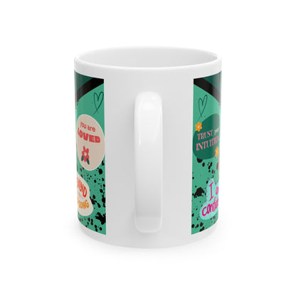 Daily Affirmation Coffee Mug, Positive Affirmations and Inspirational Quotes, Mom Mug Gift, Self Care Mug